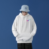 L2364P48中性模特新款卫衣男装宽松港风日系外套连帽衣服宽松卫衣，男装卫衣，星座510A-1