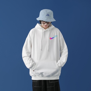 L2364P48中性模特新款卫衣男装宽松港风日系外套连帽衣服宽松卫衣图片
