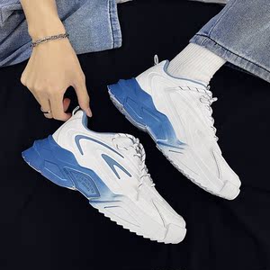 鞋子男鞋潮夏港风新款男鞋休闲运动网面鞋老爹鞋男shoes图片
