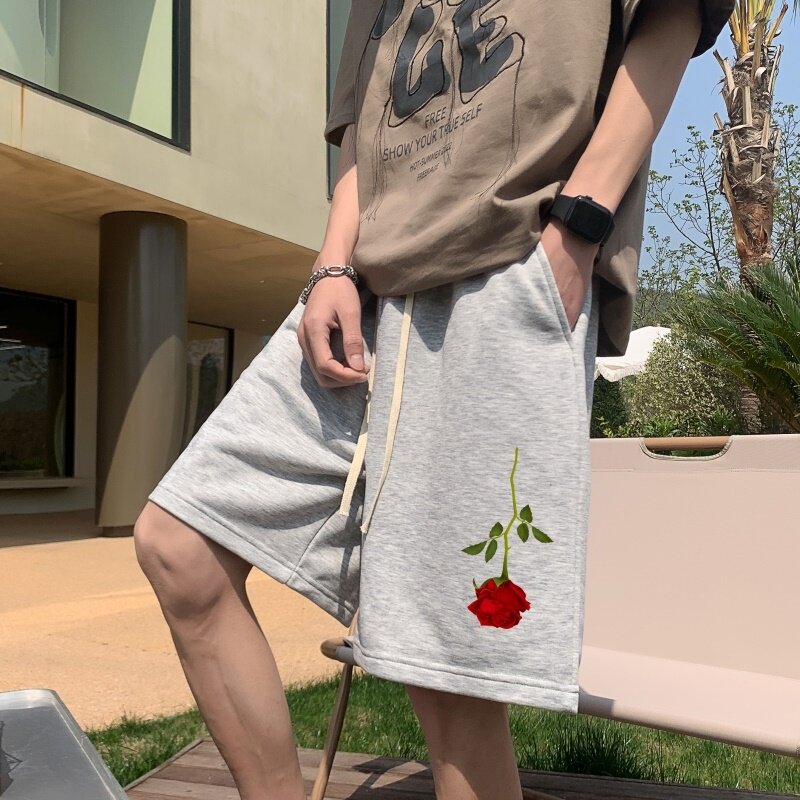 DD3527休闲夏季短裤男六分短裤百搭沙滩篮球大码宽松户外时尚,男装休闲裤,星座510A-1