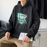 L2826P48港风模特2022秋冬新款大码潮男连帽情侣卫衣男连帽外套，男装卫衣，星座510A-1