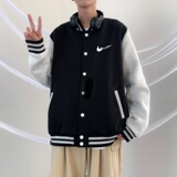 BQ3225P75港风潮牌休闲宽松夹克外套男男潮胸前小标印花棒球服，男装夹克，星座510A-1