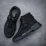 X2436P39秋新款男增高复古工装百搭潮靴子男靴马丁靴韩版高帮男鞋，男鞋马丁靴，星座510A-1