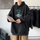 L2477P48新款连帽卫衣港风休闲外套男宽松ins潮春秋季套头衫，男装卫衣，星座510A-1