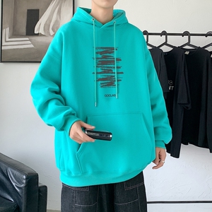 LD5672P38男装时尚oversize长袖上衣男士潮卫衣男女2023秋季新款图片