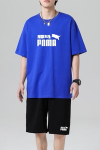 TZ3886休闲运动套装轻奢时尚感男士短袖t恤男夏季薄款潮牌短裤图片
