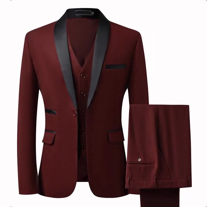 T3Z8622P200新款suit毛呢西服男伴郎服男士高级感男式西装套装男,男装西服套装,星座510A-1