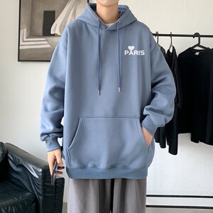L2821P48港风春季新款卫衣男装宽松港风日系外套连帽衣服宽松卫衣图片