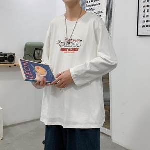 C2617P30秋款长袖t恤男 青少年纯棉秋季打底衫新款秋装外穿秋衣图片