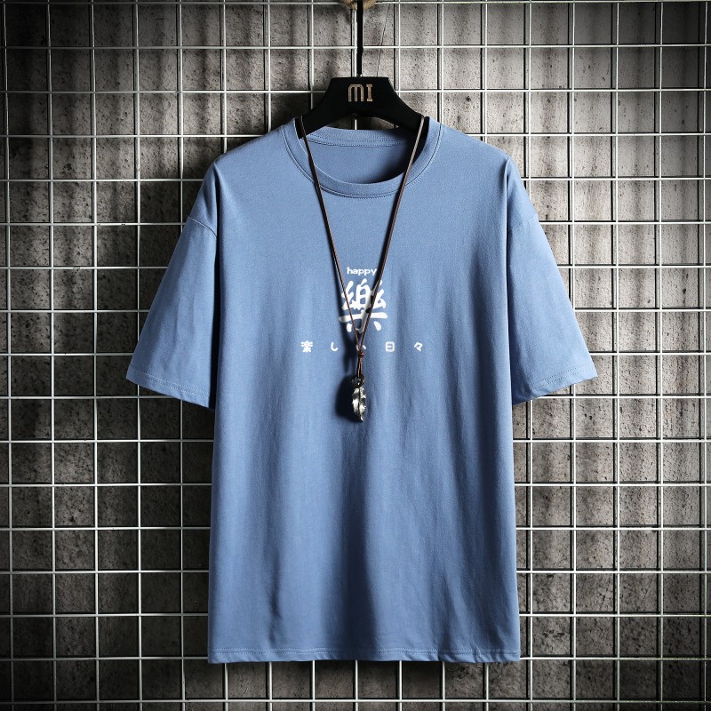 T2298P25网格挂拍短袖ins潮牌潮流薄款衣服港风宽松圆领半袖体恤图片