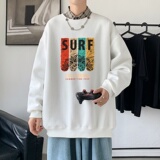 Y2879P38新款秋季新款港风印花圆领卫衣男潮宽松帅气百搭休闲外套，男装卫衣，星座510A-1