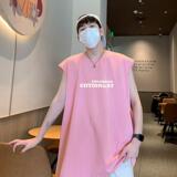 TW7146P28重磅美式白色背心男士夏季学生篮球运动坎肩潮牌无袖T恤，男装背心/马甲，星座510A-1