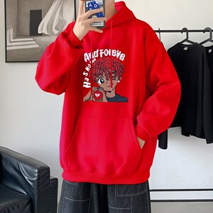 LD5675P38男生衣服美式重磅卫衣男oversize小众高街男潮ins春秋季图片