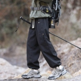 K1557P55美式冲锋伞兵裤男春季青少年潮牌运动直筒裤2025新款工装，男装休闲裤，星座510A-1