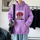 LD5675P38oversize小众高街男潮ins春秋季男生衣服美式重磅卫衣男，男装卫衣，星座510A-1