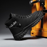 X2500P42秋冬新款马丁靴复古风高帮男士靴子男英伦战狼工装靴子，男鞋马丁靴，星座614-1