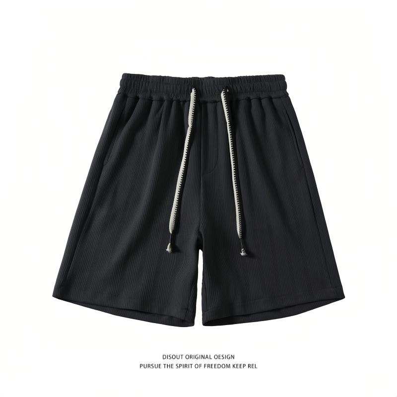 DS8406P28夏新品小众设计感抽绳短裤男2025时尚宽松五分裤大码,男装牛仔裤,星座510A-1