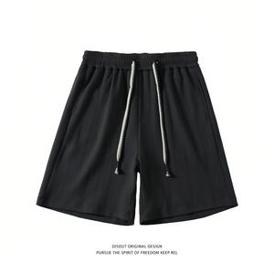 DS8406P28夏新品小众设计感抽绳短裤男2025时尚宽松五分裤大码图片