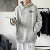 L2821P48延续潮流元素潮趣文字字母印花常规款连帽卫衣男，男装卫衣，星座510A-1