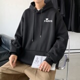 L2821P48秋装21中性纯色连帽卫衣套头宽松外套情侣装打底帽衫，男装卫衣，星座510A-1