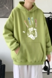L2461P48延续潮流元素潮趣文字字母印花常规款连帽卫衣男，男装卫衣，星座510A-1