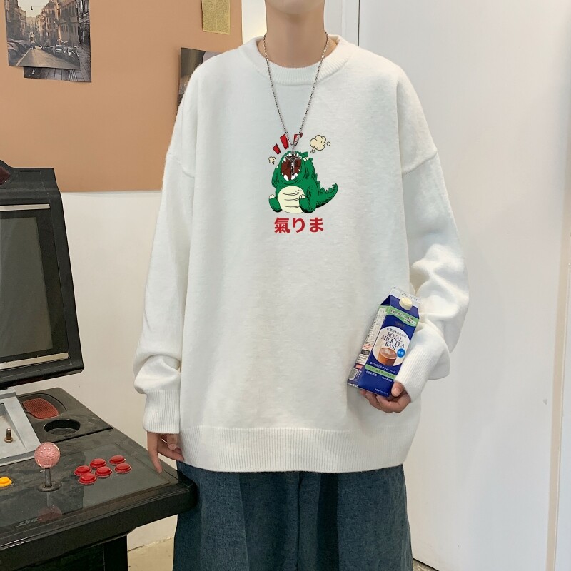 MD2848P55男2022秋季新款男士时尚圆领毛衣潮流百搭套头针织衫，男装针织衫/毛衣，星座510A-1