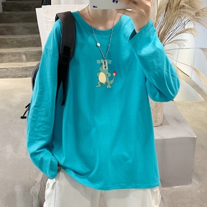C2883P30秋款长袖t恤男 青少年纯棉秋季打底衫新款秋装外穿秋衣图片