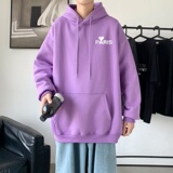 L2821P48港风港风2022秋冬新款大码潮男连帽情侣卫衣男连帽外套，男装卫衣，星座510A-1