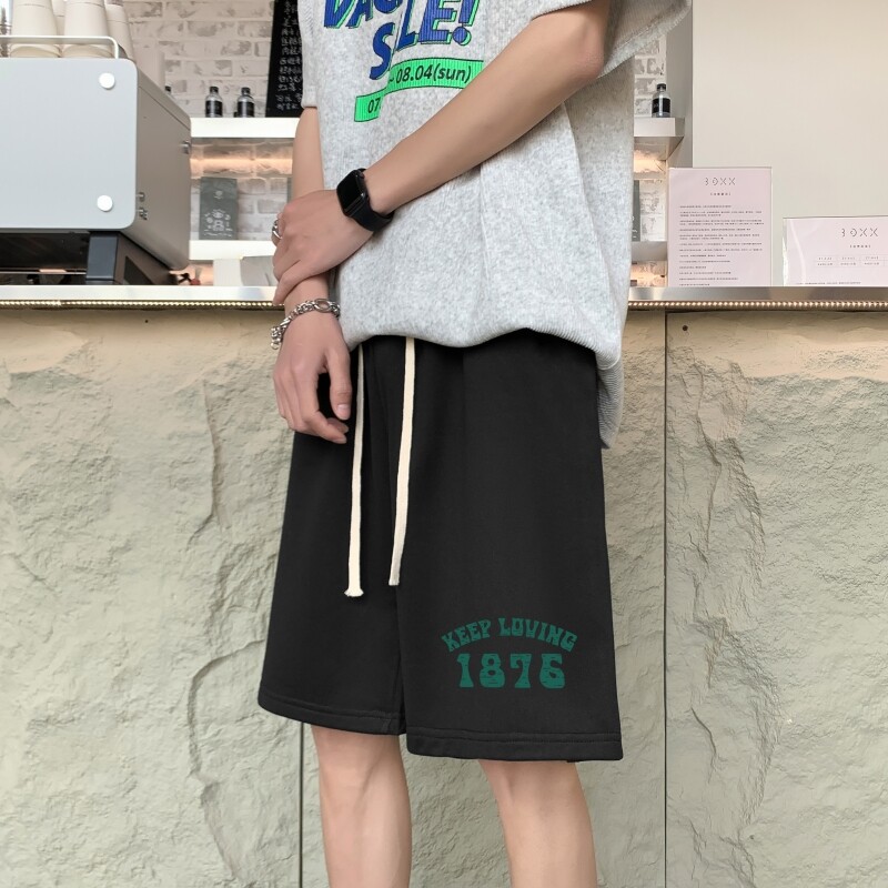 DD3529夏季短裤男六分短裤百搭沙滩篮球大码宽松户外时尚休闲图片