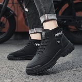 X2500P42马丁靴男秋季2021复古英伦风高帮靴子男士工装靴潮流男靴，男鞋马丁靴，星座614-1