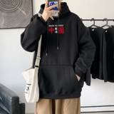 L2369P48秋装21中性纯色连帽卫衣套头宽松外套情侣装打底帽衫，男装卫衣，星座510A-1