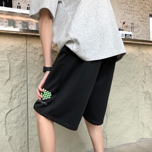 DD3528宽松户外时尚休闲夏季短裤男六分短裤百搭沙滩篮球大码图片