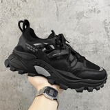 X2341P55秋季2022新款男鞋韩版潮鞋老爹鞋外贸4546大码运动潮鞋男，男鞋休闲鞋，星座510A-1