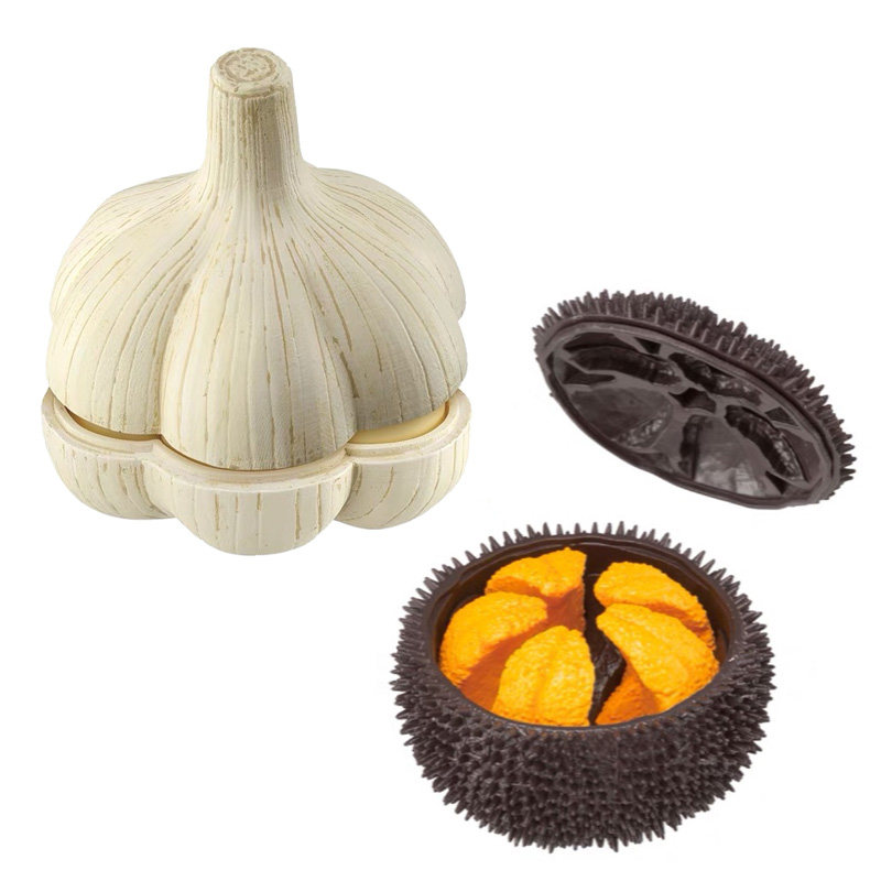 仿真大蒜模型海胆解剖可拆装3d立体拼图幼儿园蔬菜认知儿童教玩具