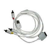iPad 全新视频线适用于苹果iphone4 3GS iPhone4投影机线