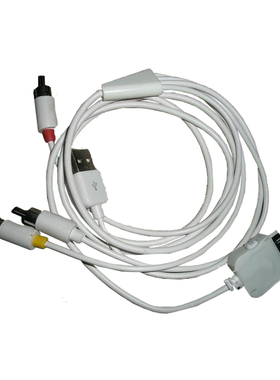 全新视频线适用于苹果iphone4 3GS iPad iPhone4投影机线