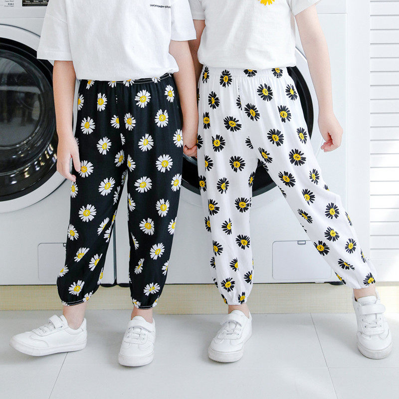 儿童防蚊裤薄款男童女童绵绸哈伦裤中小童小孩宝宝灯笼裤长裤子夏,童装/婴儿装/亲子装,裤子,淘宝优惠券,粉丝福利购,淘宝优惠卷