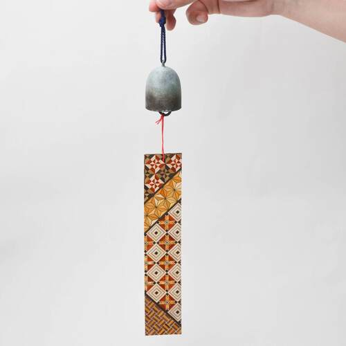 日本进口小田原寄木风铃