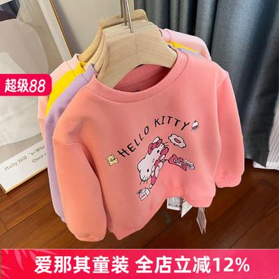 女童长袖卫衣春秋上衣