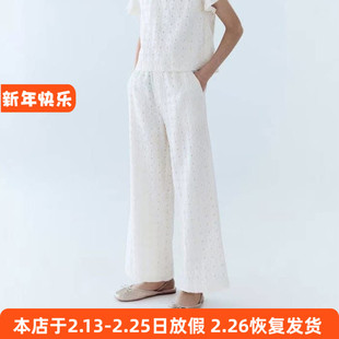 242外贸女童长裤春秋休闲裤莱赛尔棉柔软裤子140-152cm