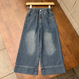 6112女童春夏牛仔裤休闲裤120-170cm