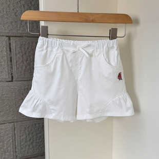 249女童短裤夏季运动裤休闲棉布裤子110-160cm