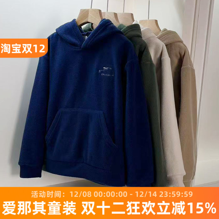 男女童长袖卫衣秋冬加绒上衣帽衫