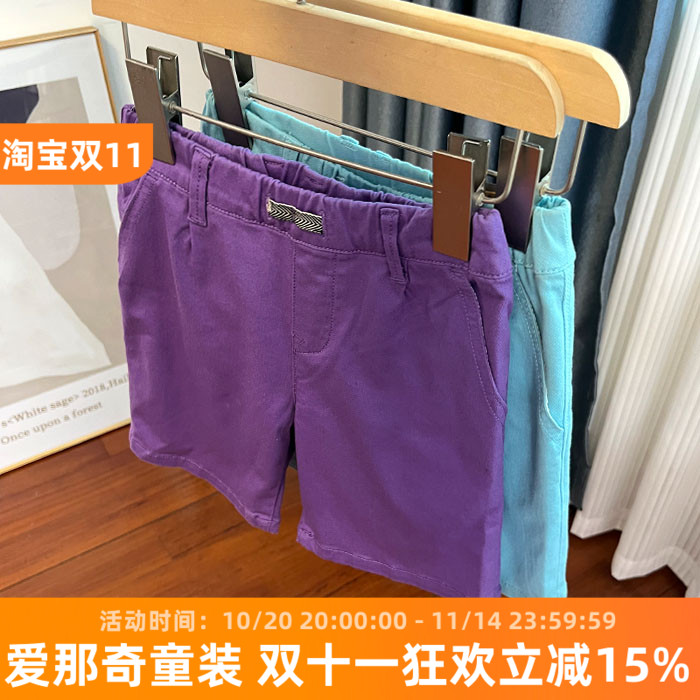 222男女童短裤夏季棉布休闲裤110-150cm