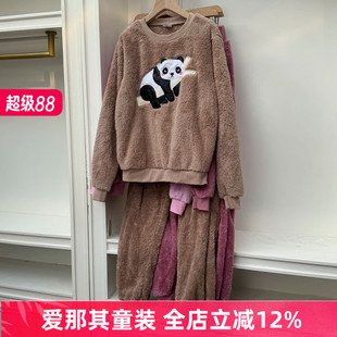 6120女款上衣卫衣加绒裤子家居服成人大童套装 分开拍！
