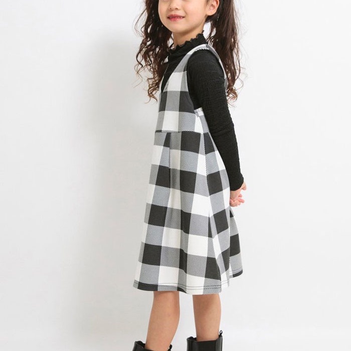 女童连衣裙春秋背心裙