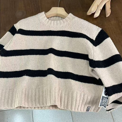 女款毛衣秋冬针织衫短款上衣