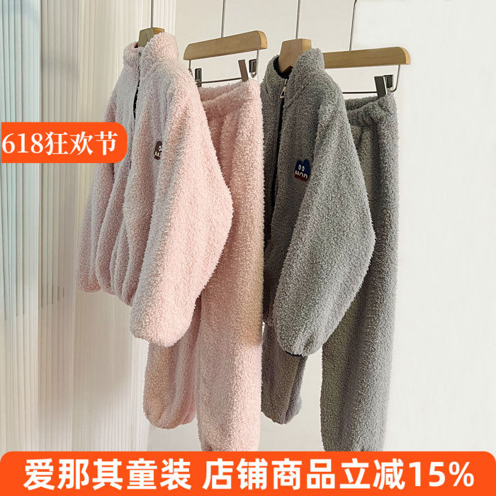 6150男女童长袖长裤二件套装秋冬110-160cm 特价！