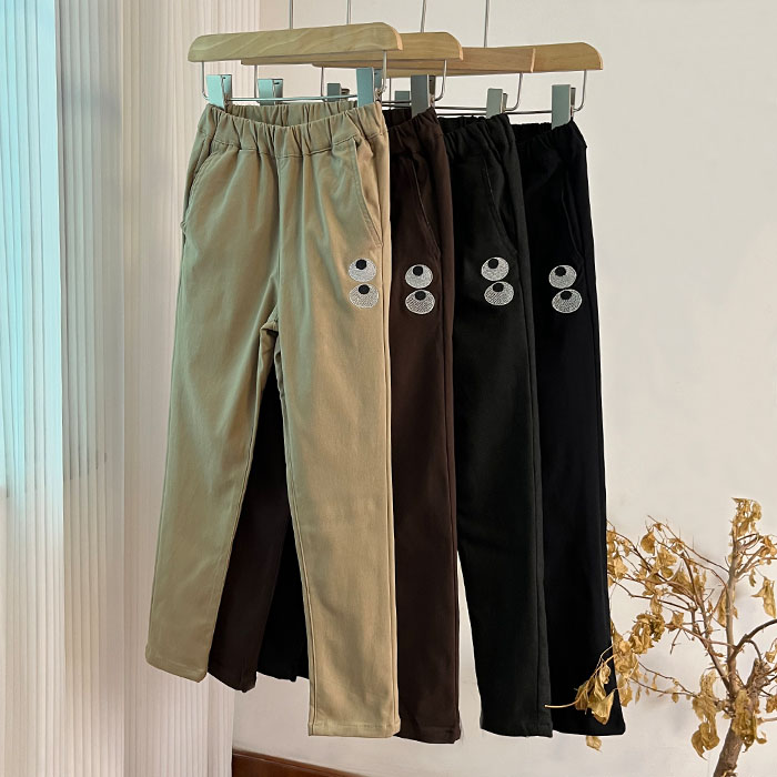 690男女童长裤春秋冬季薄绒弹力裤 特价！120-150cm