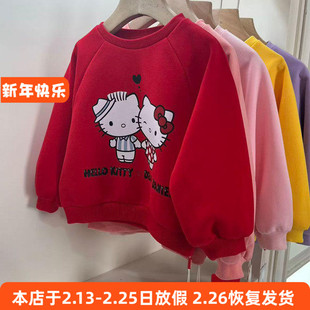 645三丽欧女童长袖卫衣春秋上衣110-150cm 特价!